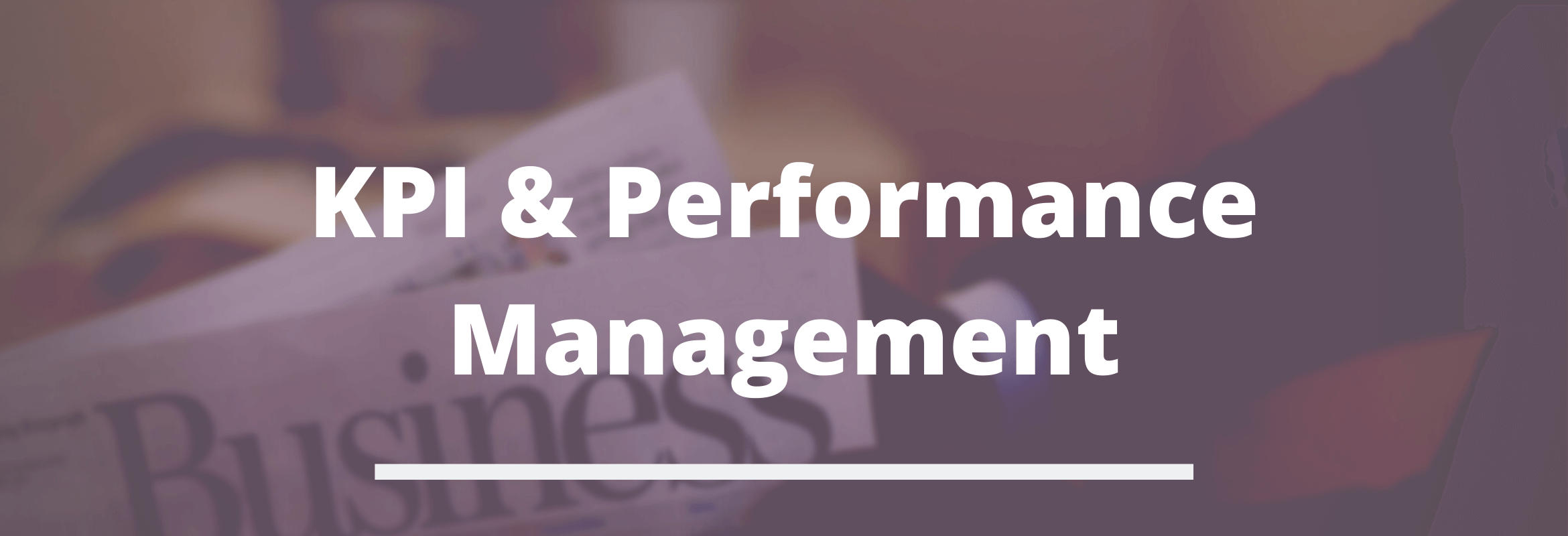 KPI & Performance Management